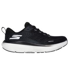 Get ready to move in lightweight supportive comfort with Skechers GO RUN Ride 11 . This carbon-infused lace-up trainer features a breathable engineered mesh and synthetic upper with a removable Skechers Arch Fit insole, HYPER BURST ICE cushioning with HYPER ARC , and a Goodyear Performance Outsole. | Skechers Women's GO RUN Ride 11 Sneaker | Medium Width | Patented Skechers Arch Fit insole system with podiatrist-certified arch support | Podiatrist-designed shape developed with 20 years of data a Sports Running Shoes With Ventilation And Lace-up, Black Walking Shoes With Ventilation, Athleisure Sneakers With Ventilation For Marathon, Functional Running Shoes With Ventilation For Workout, Sporty Running Shoes With Ventilation, Sports Running Shoes With Engineered Mesh Ventilation, Athleisure Running Shoes With Ventilation For Sports, Athleisure Running Shoes With Ventilation For Marathon, Functional Workout Running Shoes With Ventilation