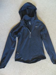 This listing is for an excellent Nike Dri-Fit half-zip hooded pullover, womens size S.  It is heavier-weight and is in super / pre-owned condition. Our home is smoke free and pet free, but I cannot guarantee that all items have always been in a smoke free and pet free environment.  I am sensitive to smoke smell and will note it when I notice it.  I do try to describe things as well as I can. I Am Sensitive, Hooded Pullover, Our Home, Nike Dri Fit, Half Zip, Heavy Weight, Quarter Zip, Dri Fit, I Can