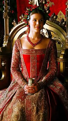 Joss Stone as Anne of Cleves in The Tudors The Tudors Tv Show, Gaun Abad Pertengahan, Tudor Period, Tudor Dress, Tudor Fashion, Tudor Costumes, Joss Stone, Anne Of Cleves, The Tudors