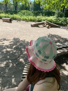 This is a crochet PDF Pattern in English for retro flower bucket hat. It has a pretty wide brim for this type of a hat, scalloped edge, base with retro flower and sides with gingham pattern. Perfect project for summer! The pattern contains a lot of step by step pictures and detailed instructions. You will learn how to make a hat and how to make it look better by using interesting techniques (instructions for them are also in the pdf). It's great for beginners.  This pattern is also made to measure with instructions on how to make a hat bigger or smaller. Difficulty level: Beginner /Intermediate Language: English Size: 19 cm / 7.48 inches in diameter, depending on materials used Flower Bucket Hat Crochet Pattern, Flower Bucket Hat Crochet, Summer Retro Crochet Bucket Hat, Crochet Gingham Bucket Hat, Daisy Crochet Bucket Hat, Flower Bucket Hat, Bucket Hat Pattern, Flower Bucket, Crochet Bucket Hat