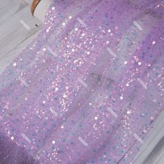 sparkly beautiful lilac metallic glitter fabric by the yard Party Purple Sequin Fabric With Glitter Print, Purple Sequin Fabric With Glitter Print For Party, Purple Shimmer Sequin Fabric For Party, Purple Sequin Fabric For Party With Shimmer, Metallic Fabric, Glitter Fabric, Sequin Fabric, Mesh Material, Dressmaking