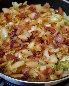 Grandma’s Cooking Recipes 🍟🍕🍖🥘 | WOULD ANYONE EAT THIS FRIED CABBAGE (WITH BACON, ONION, AND GARLIC) 😋 | Facebook