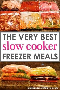 the very best slow cooker freezer meals are easy to make and so delicious