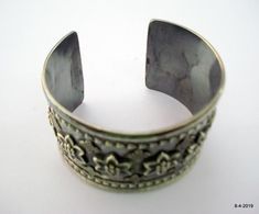 Vintage sterling silver cuff bracelet bangle from Rajasthan India. Great handmade design, Good for jewellery collection.Note - Please check pictures carefully for more detail.Inner circumference - 16 cm (6.3") width max.- 4.6 cm (1.8")weight - 83 gramsmaterial - Good sterling silver. Silver Jewelry Earrings, Sterling Silver Cuff Bracelet, Rajasthan India, Silver Bangle Bracelets, Bracelet Bangle, Sterling Silver Cuff, Stunning Necklace, Silver Cuff Bracelet, Sterling Silver Bracelet