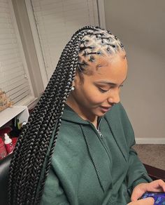 criss cross knotless braids Cross Knotless Braids, Criss Cross Knotless Braids, Knotless Braids Hairstyles, Rubber Band Hairstyles