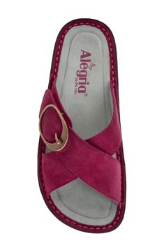 This wedge-heeled sandal with superior arch support features an easy hook-and-loop closure topped by an ornamental buckle. 1" heel Adjustable hook-and-loop strap Removable, cushioned insole with arch support Leather upper and lining/synthetic sole Imported American Podiatric Medical Association (APMA) Seal of Acceptance Girls Rag Quilt, Beach Wedges, Cheetah Shoes, Flower Pattern Drawing, Vacation Shoes, Heeled Sandal, Leather Slippers, Sandals Summer, Arch Support