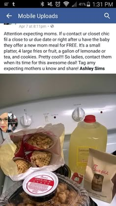 an image of food that is on top of a sink