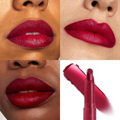 Pitch Lippie Stix | ColourPop Easy Routine, Matte Red Lips, Colourpop Lippie Stix, Budget Makeup, Aries Love, Makeup List, Face Makeup Tips, Eye Makeup Designs