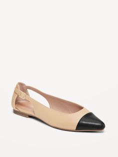 pointed toe cutout detail at sides 1/4" heel Feminine Shoes, Chic Pants, Family Maternity, Jack Black, Old Navy Women, Ballet Flat, Spring Summer Outfits, Summer Shoes, Ballet Flats