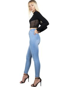 You'll never love another pair more than our Full Gamut Skinny Jeans. Featuring a semi-stretch denim in blue with fading, high-waist and full-length leg. 80% Cotton, 20% Spandex Machine wash cold Imported SKU: SB-ALIJNS-1091-BLU High-rise High-stretch Denim Pants, High Rise High Stretch Denim Pants, High Stretch High Rise Denim Pants, High Waist High Stretch Denim Blue Jeans, Light Wash Stretch High Rise Jeans, High Rise Stretch Jeans In Light Wash, High Stretch High Waist Dark Wash Jeans, High-rise Light Wash Jeggings For Fall, High Rise Light Wash Jeggings For Fall