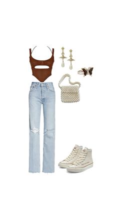 cute college girl casual outfit <3 Darty Outfits College Summer, College Bars Outfits, Cheap College Style Tops For Game Day, Cute College Darty Outfits, College Style Tops For Game Day In Spring, College Going Out Outfits Parties, Darty Szn Outfits College, College Bar Outfit