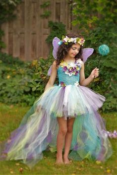 Fairy Princess Dress, Water Fairy, Diy Tutu, Fairy Festival, Verde Lima, Fairy Dresses, Unicorn Dress, Festival Costumes, Baby Tutu