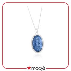 in stock Blue Oval Pendant Necklace With Natural Stones, Blue Gemstone Necklace With Oval Cabochon, Sapphire Oval Necklace With Natural Stones, Blue Oval Cabochon Gemstone Necklace, Oval Sapphire Necklace With Natural Stones, Blue Oval Necklace With Natural Stones, Pick Up, In Store, Buy Online