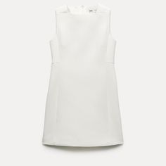 Zara Women’s White Mini Sleeveless Dress Size Large Nwt. Please See Pictures Of Minor Imperfections. Feel Free To Ask Questions. Zara Fitted Sleeveless Dress For Work, Zara Sleeveless Midi Dress, Zara Sleeveless Dress For Work, Zara Sleeveless Midi Dress For Daywear, Sleeveless H-line Dress For Spring, Classic Fitted Zara Dress, Zara Spring Sleeveless Dress For Work, Zara Sleeveless Dress For Spring Workwear, Zara Sleeveless Mini Dress For Workwear