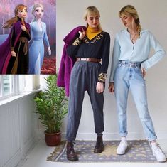 'Disneybounding' is the fancy dress craze for adult Disney World fans Frozen Inspired Outfits, Disney Inspired Fashion, Character Inspired Outfits, Lilo Et Stitch, Disney Bound Outfits, Disney Inspired Outfits, Normal Clothes