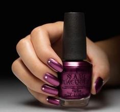 Nail Polish | OPI Nail Laquer Polish – September Nail Salon Nail Laquer, Purple Nail, In The Moon, Polish Colors, Nail Files, Nail Polish Collection