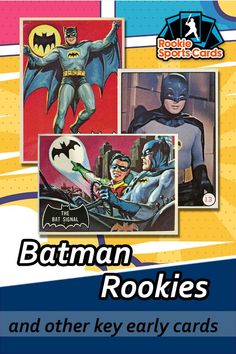 The idea of a fictional character from comic books having a rookie may be a weird concept to some collectors, but Batman trading cards — fueled by the debut of the live-action Batman TV — burst onto the scene in 1966. That year saw three different Batman sets. One of them is quite valuable, one is likely still undervalued (investment opportunity), and one is a deck of playing cards that produced some cool oddball rookies. In this post I’ll walk though all the Batman rookies of 1966. Batman Jokes, Batman Show, Batman Riddler, Vintage Batman, Deck Of Playing Cards, Batman And Robin, Batman Movie