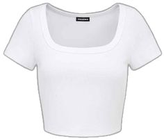 Trendy Fitted T-shirt With Square Neck, Basic Fitted Top With Square Neck, Basic Square Neck Cotton Tops, Trendy Summer T-shirt With Square Neck, Fitted Cotton T-shirt With Square Neck, Summer T-shirt With Square Neck And Stretch, Fitted Square Neck T-shirt, Summer Stretch T-shirt With Square Neck, Trendy White Square Neck Top