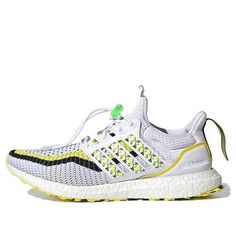 adidas UltraBoost DNA 'Lion Dance - Solar Yellow' GV9814 (SNKR/Weave/Unisex/Low Top) Technical Running Shoes With Reflective Details, Green Running Shoes With Reflective Details For Sports, Dynamic Running Shoes With Reflective Details For Training, Dynamic Training Running Shoes With Reflective Details, Athleisure Sneakers With Reflective Details For Training, Athleisure Training Sneakers With Reflective Details, Sporty Running Shoes With Reflective Details, Sporty Streetwear Running Shoes With Reflective Details, White Reflective Sneakers For Sports