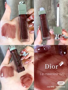 Dior Addict Lip Maximizer, My Music Taste, Dior Lip, Dior Addict Lip, Makeup Accesories, Gloss Labial, Natural Make Up, Music Taste