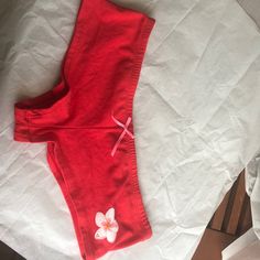 Nwot Next Generation Intimates Cheeky Panty. Hawaiian Flower. Red. Large. Casual Red Stretch Pajama Shorts, Red Stretch Summer Sleepwear, Red Fitted Cotton Sleepwear, Fitted Red Cotton Sleepwear, Cute Short Red Bottoms, Red Stretch Sleepwear For Pajama Party, Red Stretch Cotton Pajama Shorts, Red Stretch Casual Sleepwear, Red Casual Stretch Sleepwear