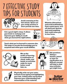 the 7 effective study tips for students to use in their writing and reading skills, including