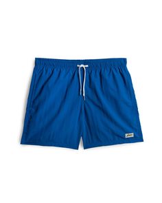 ocean blue Bather swim trunk Summer Nylon Swim Trunks With Side Pockets, Nylon Bottoms For Summer Travel, Summer Travel Nylon Bottoms, Functional Nylon Swimwear With 4-way Stretch, Athleisure Solid Color Swim Trunks With Pockets, Casual Nylon Swimwear With Drawstring, Nylon Swim Trunks With Pockets For Travel, Casual Nylon Swimwear With Functional Drawstring, Athleisure Nylon Swim Trunks With Side Pockets