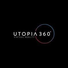 the logo for utopia 360 virtual reality, which is being used to create an interactive video game