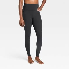 Women's Everyday Soft Ultra High-Rise Pocketed Leggings - All In Motion™ Black XS All In Motion Leggings, Low Intensity Workout, All In Motion, Racerback Sports Bra, Soft Leggings, Pocket Leggings, Leggings Design, High Rise Leggings, Black Xs