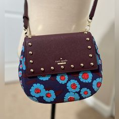 Selling My Pre-Loved Kate Spade Purse. I Purchased This At Disney Springs Florida 2016. It Was A Limited Edition. Still In Great Condition. I Can Count It In My Hands The Time I Used This Purse. Reason For Selling: - It's Been Sitting In My Closet For Years Now Along With My Purse Collection (Which I'm Slowly Selling One By One) I Love This Purse So Much But I Think It's Time For This Bag To Be With Someone Who Will Appreciate It More. Bag Description: - Jaquard Floral Exterior With Cross Grained Leather Flap. - 7 X 7 X 4 (Length, Height, And Width) Be With Someone Who, Purse Collection, Springs Florida, My Purse, Floral Bags, Be With Someone, Disney Springs, Kate Spade Purse, Kate Spade Crossbody