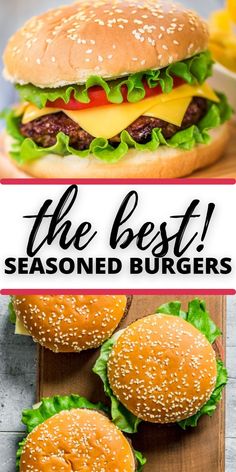 the best seasoned burgers in the world