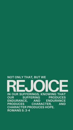 a green poster with the words rejoce in white on it and an image of a