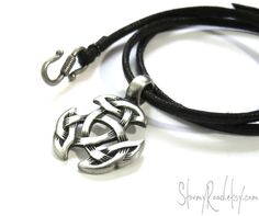 Thor's Hammer Necklace Reversible Mjolnir pendant by StormyRoad Viking Style Adjustable Necklace Gift, Mjolnir Necklace, Handmade Viking Pendant Necklace, Triquetra Necklace, Thor Hammer Pendant, Triquetra Pendant, Collectible Viking Pendant Necklace, Thor's Hammer Necklace, Mjolnir Pendant