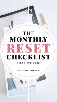 the month's rest checklist that works