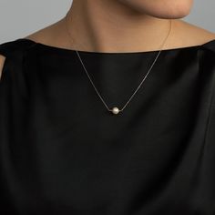 "Delicately dainty and elegant, this 14k gold solitaire pearl necklace is simple, yet sophisticated. A classic pearl floating on the 14k real gold chain will be your favorite piece of jewelry to wear every day.  F E A T U R E S    * Gold Carat: 14K  * Choice of Gold Color: Yellow Gold, Rose Gold, White Gold  * Pendant Diameter: 7,50 mm /  0.30 in * Length Options: 14\", 16\", 18\", 20\"   * Ready to Ship in 1-3 Business Days  * 1-Year Warranty  * Free Shipping  * Free returns within 30 days from the order date     M o r e  F r o m  U s    ▶ Want to find out more? Check out our shop https://www.etsy.com/shop/GelinDiamond  ▶ Want to find out more about our New Arrivals? https://etsy.me/3BwKKnz     ▶ Want to check out our favorite selections?  * Bestsellers - https://etsy.me/3JmKhX9  * Diamon Real Gold Chains, Gold Jewelry Gift, Floating Necklace, White Gold Chains, Pearl Pendant Necklace, Cross Jewelry, Evil Eye Jewelry, Lovely Jewellery, Eye Jewelry