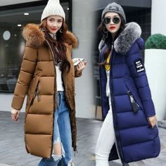 Top Rated Hot Women's Winter Slim hooded Long Padded jacket Cotton jacket Coat Parka, Womens jacket Long Parka, Ebay Clothes, Womens Parka, Outwear Jackets, Cotton Coat, Winter Jackets Women, Hooded Coat, Women's Coats & Jackets, Women's Coats