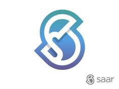 the letter s with an arrow in the middle, and a blue circle around it