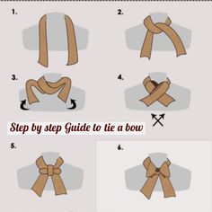 step by step guide to tie a bow