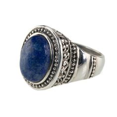 Beautiful Sterling Silver Lapis Lazuli Ring Sz 8 Gorgeous Lapis Lazuli Ring Features a cabochon oval Lapis that's bezel set  Dimensions of stone = 14 mm x 10 mm Size 8 Total Mass = 10 grams Reference Item # AV-5405 JC 9/17/20 Classic Oval Rings With Stone Setting, Sapphire Jewelry With Oval Stone Setting, Oval Sapphire Jewelry With Stone Setting, Classic Jewelry With Large Oval Cabochon Stone, Classic Oval Jewelry With Stone Setting, Classic Oval Stone Setting Jewelry, Classic Oval Cabochon Large Stone Jewelry, Classic Rings With Natural Stones, Oval Rings With Stone Setting