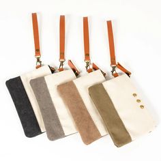 These canvas two-tone wristlets are perfect to take out on the town or when you simply don't want to lug around your purse. Take only the essentials with you in this perfect wristlet. Boho Style Accessories, Slouchy Hobo Bag, Rose Boutique, Best Handbags, A Color, Hobo Bag, Purses And Handbags, Color Combinations, Brown And Grey