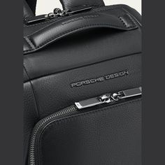 Soft, completely grained calfskin meets perfect amenities: the Porsche Design Roadster Leather collection was designed exclusively for the high demands of business travelers. Dedicated to perfection and excellence, all products have spacious compartments, easy access pockets on the front and padded notebook pockets secured with webbing. Laptops fit the dedicated compartment perfectly, a must-have for any commuter and executive. All compartments, expandable pockets and useful side pockets prov... Luxury Backpack With Leather Lining For On-the-go, Designer Rectangular Leather Backpack For Business, Luxury Backpack For On-the-go, High-end Leather Backpack, Luxury Backpack With Leather Backing, Luxury Leather Backpack For Office, Designer Leather Backpack For Business, Luxury Travel Backpack With Leather Lining, Luxury Business Backpack With Zipper Closure