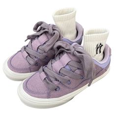 Skater Purple Sneakers - Sneakers Skater Sneakers, Kawaii Swimsuit, Egirl Fashion, Dark Academia Clothing, Kawaii Games, Anime Lingerie, Egirl Outfits, Style Kawaii, Purple Sneakers