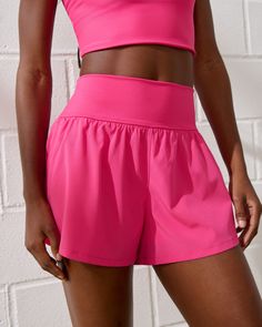 Elevate your workout wardrobe with the Abercrombie & Fitch Women's Ypb Motiontek Hybrid Lined Flounce Short in a vibrant Raspberry Rose. These high-rise shorts are a perfect blend of style and functionality, tailored to enhance your active lifestyle.

- Size: XXS
- Color: Raspberry Rose
- Material: Lining: Polyester, Elastane
- Gender: Female
- Age Group: Adult
- Features: Lightweight, stretchy, and breathable motionTEK fabric, sculptLUX elasticated waistband, interior liner with side pocket, ba Female Features, Raspberry Rose, Workout Wardrobe, American Clothing, Active Shorts, High Rise Shorts, Active Women, Active Lifestyle, Side Pocket