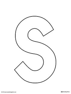 the letter s is made up of black and white letters, including the capital s