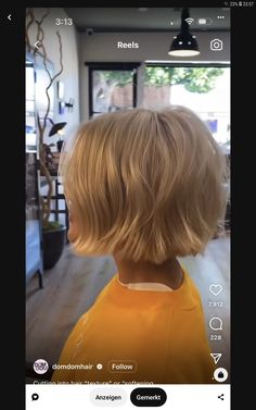 Choppy Bob Hairstyles, Messy Short Hair, Edgy Short Hair, Bob Hairstyles For Fine Hair, Haircut And Color, Short Blonde, Favorite Hairstyles, Short Hair Haircuts, Short Blonde Hair