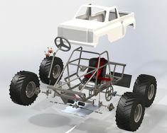 an image of a truck with four wheels