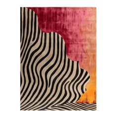 Zebra Stripe Hand Tufted Wool Rug White Zebra, Bold Style, Zebras, Bold Fashion, Stripes Pattern, Statement Pieces, Focal Point, Living Rooms, Custom Sizing