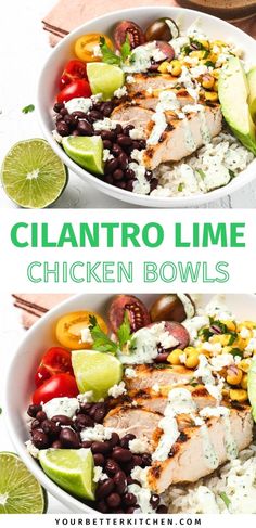 Try these cilantro lime chicken bowls for easy summer dinners or meal prep. Juicy chicken, fresh corn, and healthy ingredients make this quick recipe perfect for baking, grilling, or freezer meals.