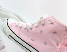 Sweet Strawberry Canvas Shoes PN2578 ●Size:please see the picture. ●Material:canvas (Please allow 1-3cm differs due to manual measurement.As different computers display colors differently,the color of the actual may vary slightly from the above images.Thanks for your understanding.) ●About Shipping: We attach great importance to the orders of each customer and parcel delivery. 1.Processing time: 2-3 business days. 2.Shipping time: 10-15 business days to US, please allow 3-4 weeks shipping to oth Parcel Delivery, Cute Cars, Anime Outfits, Converse High Top Sneaker, Converse Chuck Taylor High Top Sneaker, The Picture, Canvas Shoes, Outfits For Teens, Converse Sneaker