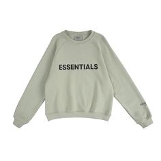 ESSENTIALS Sweatshirt Introducing the ESSENTIALS Sweatshirts! These sweatshirts are a cult classic and you surely will want it in your wardrobe. They are super comfortable sweatshirts made out of cotton and looks incredibly fashionable. Perfect for adding to any street style look of your choice. The sweatshirt is perfect for men or women, and is a must have for heading out of the house, or lounging at home in! Featuring a unique street lovers' ESSENTIALS Sweatshirts design with cotton fabricatio Basic Streetwear T-shirt With Ribbed Cuffs, Basic T-shirt With Ribbed Cuffs For Streetwear, Cotton Long Sleeve Sweats With Logo Print, Classic Relaxed Fit Logo Print Sweater, Classic Cotton Sweater With Logo Print, Basic Crew Neck Sweats, Classic Crew Neck Sweatshirt With Letter Print, Trendy Branded Sweatshirt For Fall, Trendy Fall Sweatshirt With Branding